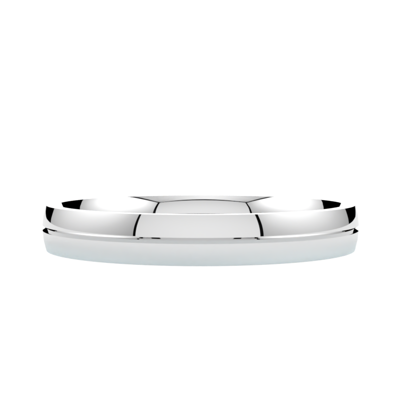 minimalistyczne złote obrączki ślubne 585 białe złoto